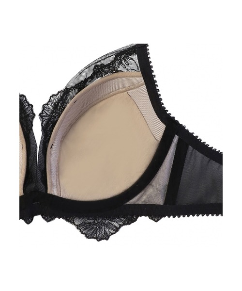 AMOSTYLE BY Triumph(アモスタイルバイトリンプ)の「DeepV ブラジャー(パッドなし) グレースフルフラワー【B,C,Dカップ】 AMST1486 WHP JX(ブラジャー・レディース・ホワイト/ピンク/ブラック・B65/B70/B75/C65/C70/C75/D65/D70/D75)」の12枚目の写真