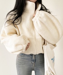 Girly Doll（ガーリードール）の「ボアフリースブルゾン（ブルゾン）」