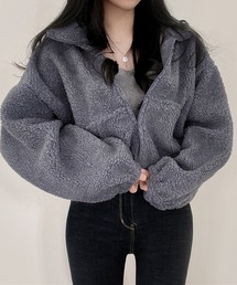 Girly Doll（ガーリードール）の「ボアフリースブルゾン（ブルゾン）」