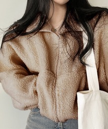 Girly Doll（ガーリードール）の「ボアフリースブルゾン（ブルゾン）」