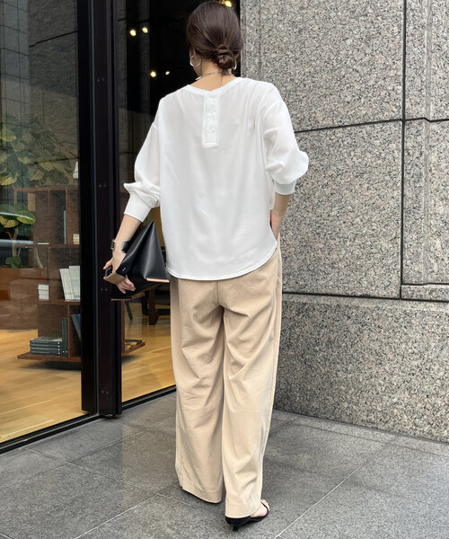 セール】VoyagerジョーゼットロゴTEE（Tシャツ/カットソー