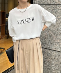 DouDou | VoyagerジョーゼットロゴTEE(Tシャツ/カットソー)