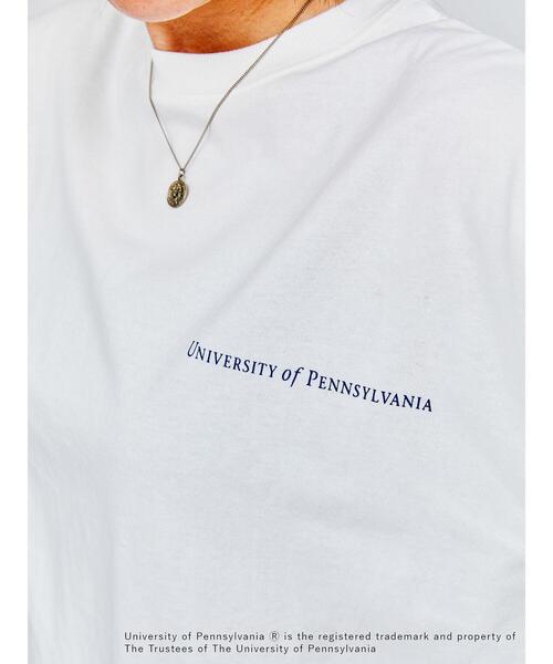 Lugnoncure（ルノンキュール）の「【PENNSYLVANIA】カレッジロゴプリント長袖Tシャツ（Tシャツ/カットソー・レディース・ブラック/オフホワイト・F）」の7枚目の写真