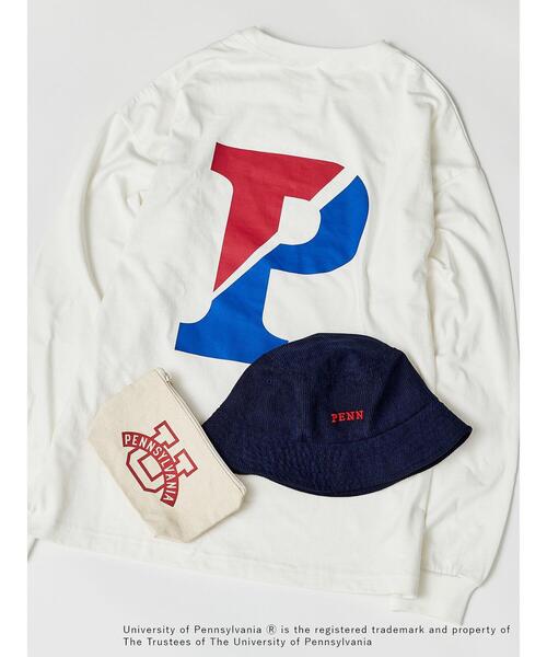 Lugnoncure（ルノンキュール）の「【PENNSYLVANIA】カレッジロゴプリント長袖Tシャツ（Tシャツ/カットソー・レディース・ブラック/オフホワイト・F）」の8枚目の写真