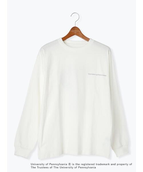 Lugnoncure（ルノンキュール）の「【PENNSYLVANIA】カレッジロゴプリント長袖Tシャツ（Tシャツ/カットソー・レディース・ブラック/オフホワイト・F）」の18枚目の写真