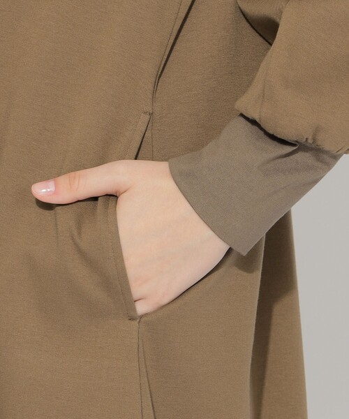 CB CRESTBRIDGE バックチェック切替ラグランポンチワンピース CB CRESTBRIDGE（シービークレストブリッジ）の「バックチェック