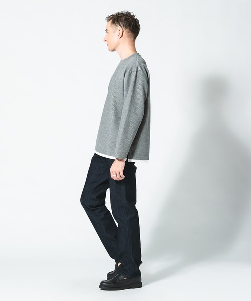 Blue Standard (ブルースタンダード)の「【BLUE STANDARD/ブルースタンダード】スーパーストレッチデニムスリムストレート 軽量 美脚(デニムパンツ・メンズ・インディゴブルー/ワンウォッシュ/スミクロ・MEDIUM/LARGE/X-LARGE)」の16枚目の写真