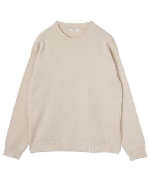 WEGO（ウィゴー）の「WEGO/ミラノリブクルーネックプルオーバー（ニット/セーター・メンズ・ブルー/ホワイト/ブラック・MEDIUM/LARGE）」の6枚目の写真