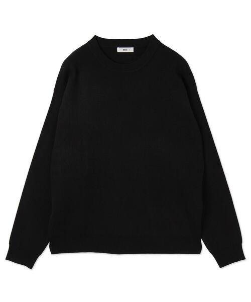 WEGO（ウィゴー）の「WEGO/ミラノリブクルーネックプルオーバー（ニット/セーター・メンズ・ブルー/ホワイト/ブラック・MEDIUM/LARGE）」の4枚目の写真