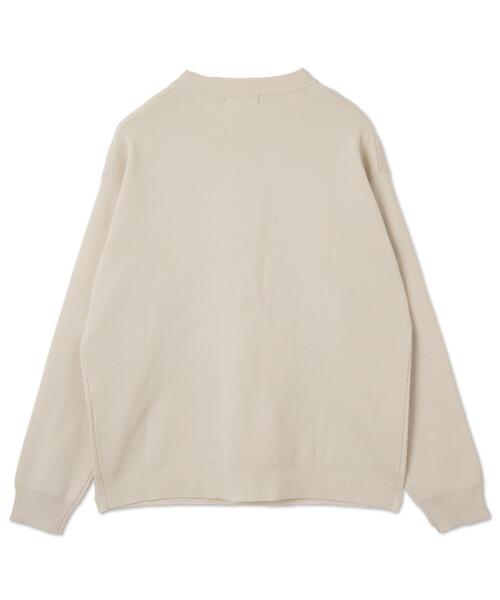 WEGO（ウィゴー）の「WEGO/ミラノリブクルーネックプルオーバー（ニット/セーター・メンズ・ブルー/ホワイト/ブラック・MEDIUM/LARGE）」の7枚目の写真