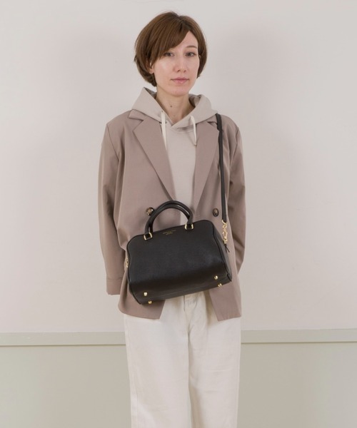 CHRISTIAN VILLA(クリスチャンヴィラ)の「【CHRISTIAN VILLA/クリスチャンヴィラ】ボストン バッグ Lサイズ(ボストンバッグ・レディース・ブラック/ライトグレー/ブラウン/ダークブラウン・FREE)」の19枚目の写真