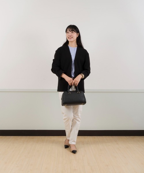 CHRISTIAN VILLA(クリスチャンヴィラ)の「【CHRISTIAN VILLA/クリスチャンヴィラ】ボストン バッグ Lサイズ(ボストンバッグ・レディース・ブラック/ライトグレー/ブラウン/ダークブラウン・FREE)」の10枚目の写真