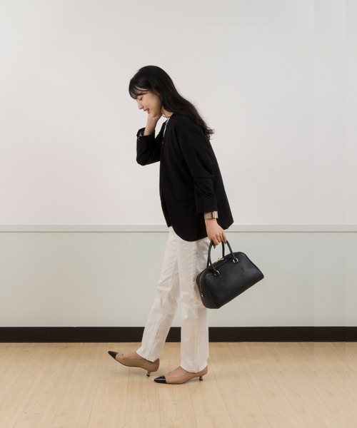 CHRISTIAN VILLA(クリスチャンヴィラ)の「【CHRISTIAN VILLA/クリスチャンヴィラ】ボストン バッグ Lサイズ(ボストンバッグ・レディース・ブラック/ライトグレー/ブラウン/ダークブラウン・FREE)」の11枚目の写真