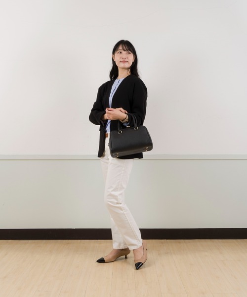 CHRISTIAN VILLA(クリスチャンヴィラ)の「【CHRISTIAN VILLA/クリスチャンヴィラ】ボストン バッグ Lサイズ(ボストンバッグ・レディース・ブラック/ライトグレー/ブラウン/ダークブラウン・FREE)」の12枚目の写真