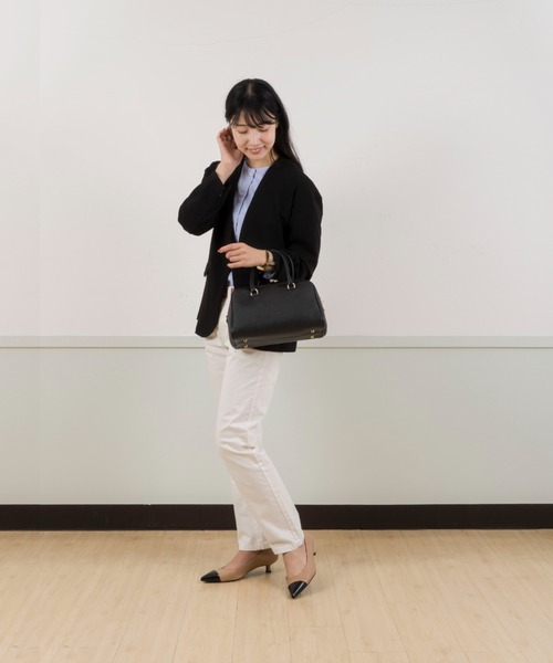 CHRISTIAN VILLA(クリスチャンヴィラ)の「【CHRISTIAN VILLA/クリスチャンヴィラ】ボストン バッグ Lサイズ(ボストンバッグ・レディース・ブラック/ライトグレー/ブラウン/ダークブラウン・FREE)」の13枚目の写真