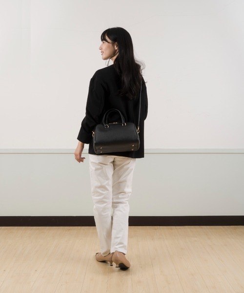 CHRISTIAN VILLA(クリスチャンヴィラ)の「【CHRISTIAN VILLA/クリスチャンヴィラ】ボストン バッグ Lサイズ(ボストンバッグ・レディース・ブラック/ライトグレー/ブラウン/ダークブラウン・FREE)」の16枚目の写真