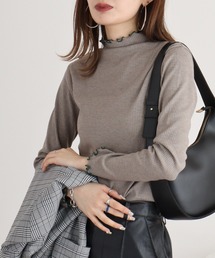 tシャツ Eglantine ロゴ入りハイネックカットソー レディース ハイネックロングTシャツ / GRACE CONTINENTAL | GRACE