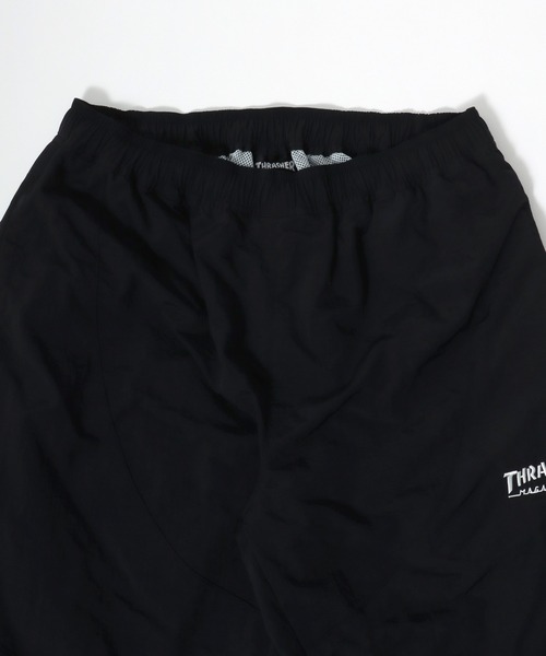 THRASHER（スラッシャー）の「THRASHER（スラッシャー）ワンポイントロゴ刺繍 配色バイカラーナイロンパンツ/トラックパンツ メンズ レディース ユニセックス（その他パンツ・メンズ・ブラック×グレー/パープル/ホワイト/ブラック×ホワイト/チャコールグレー・M/L/XL）」の22枚目の写真