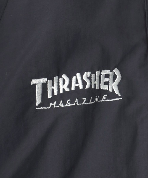 THRASHER（スラッシャー）の「THRASHER（スラッシャー）ワンポイントロゴ刺繍 配色バイカラーナイロンパンツ/トラックパンツ メンズ レディース ユニセックス（その他パンツ・メンズ・ブラック×グレー/パープル/ホワイト/ブラック×ホワイト/チャコールグレー・M/L/XL）」の17枚目の写真