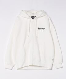 THRASHER | 【THRASHER/スラッシャー】裏起毛ワンポイント刺繍ジップアップパーカー(パーカー)