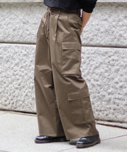 BLAYMORE（ブレイモア）の「【BLAYMORE】 String Cord Cargo Pant（カーゴパンツ・メンズ・カーキ・FREE）」の19枚目の写真