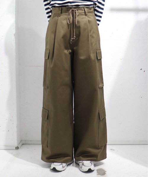 BLAYMORE（ブレイモア）の「【BLAYMORE】 String Cord Cargo Pant（カーゴパンツ・メンズ・カーキ・FREE）」の18枚目の写真