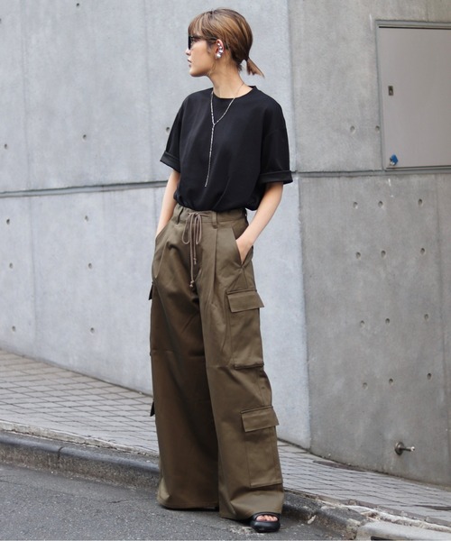 BLAYMORE（ブレイモア）の「【BLAYMORE】 String Cord Cargo Pant（カーゴパンツ・メンズ・カーキ・FREE）」の17枚目の写真