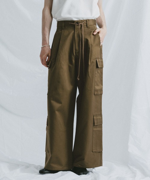 BLAYMORE(ブレイモア)の「【BLAYMORE】 String Cord Cargo Pant(カーゴパンツ・メンズ・カーキ・FREE)」の19枚目の写真