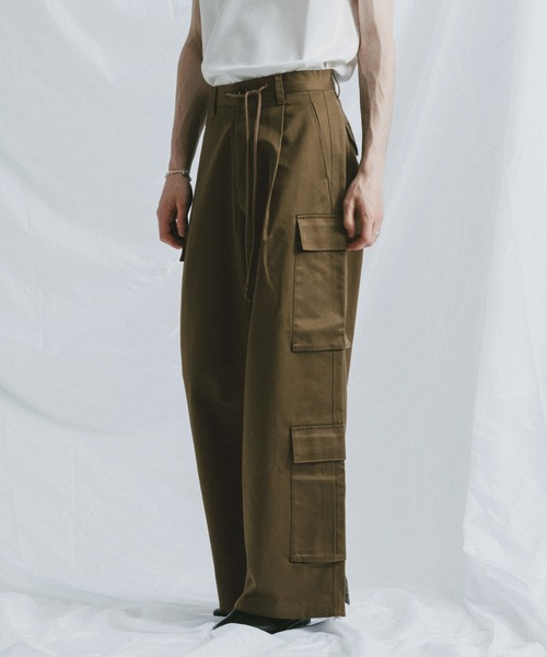 BLAYMORE(ブレイモア)の「【BLAYMORE】 String Cord Cargo Pant(カーゴパンツ・メンズ・カーキ・FREE)」の20枚目の写真