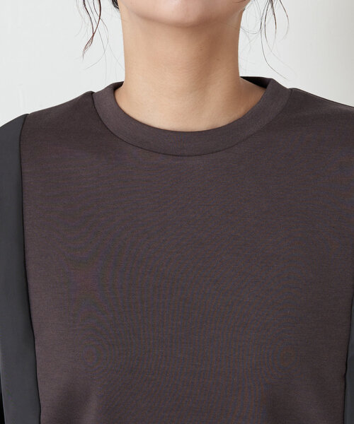 Jena espace merveilleux(ジェナ エスパスメルヴェイユ)の「【新色登場】ダンボールMA-1プルオーバー(Tシャツ/カットソー・レディース・アイボリー/ブラック/カーキ/ベージュ/チャコールグレー・FREE)」の8枚目の写真