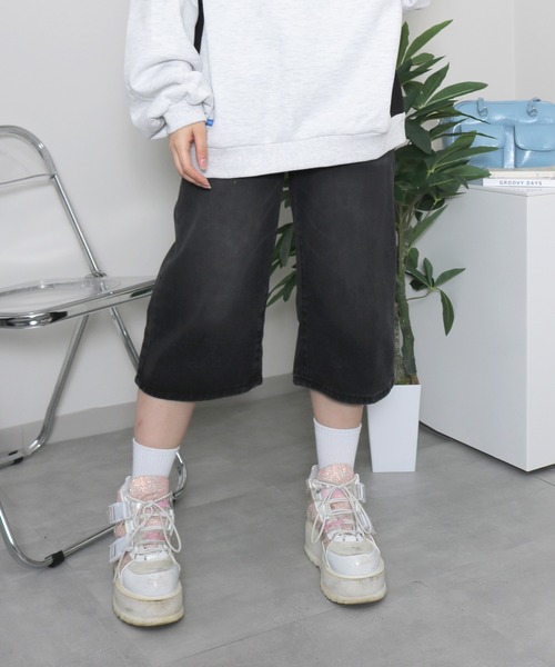 sevens（セブンズ）の「【sevens】Y2K風トレンド7分丈デニムパンツ