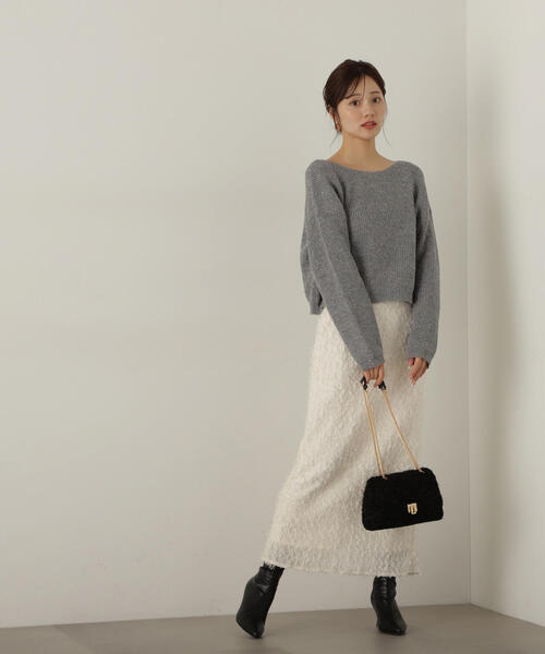 PROPORTION BODY DRESSING（プロポーションボディドレッシング）の「スパンコールニット / 1214270005（ニット/セーター・レディース・ブルー/グレー系その他/ホワイト系その他/パープル・SMALL/MEDIUM）」の7枚目の写真