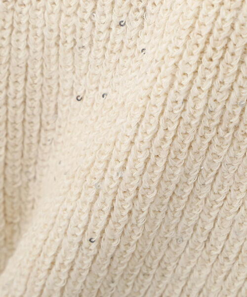 PROPORTION BODY DRESSING（プロポーションボディドレッシング）の「スパンコールニット / 1214270005（ニット/セーター・レディース・ブルー/グレー系その他/ホワイト系その他/パープル・SMALL/MEDIUM）」の16枚目の写真