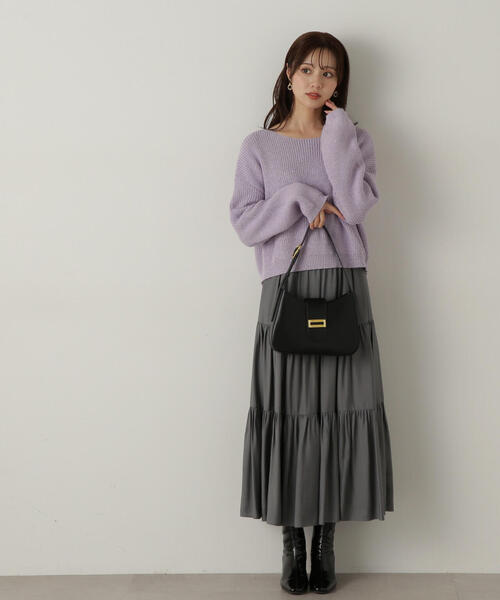 PROPORTION BODY DRESSING（プロポーションボディドレッシング）の「スパンコールニット / 1214270005（ニット/セーター・レディース・ブルー/グレー系その他/ホワイト系その他/パープル・SMALL/MEDIUM）」の19枚目の写真