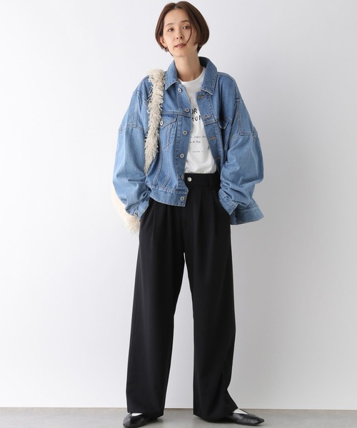 LEPSIM(レプシィム)の「ハギハギデニムジャケット 147365(デニムジャケット・レディース・ライトブルー・FREE)」の3枚目の写真