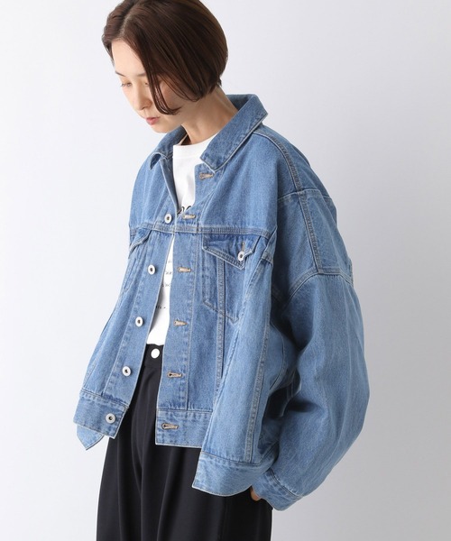 LEPSIM(レプシィム)の「ハギハギデニムジャケット 147365(デニムジャケット・レディース・ライトブルー・FREE)」の5枚目の写真