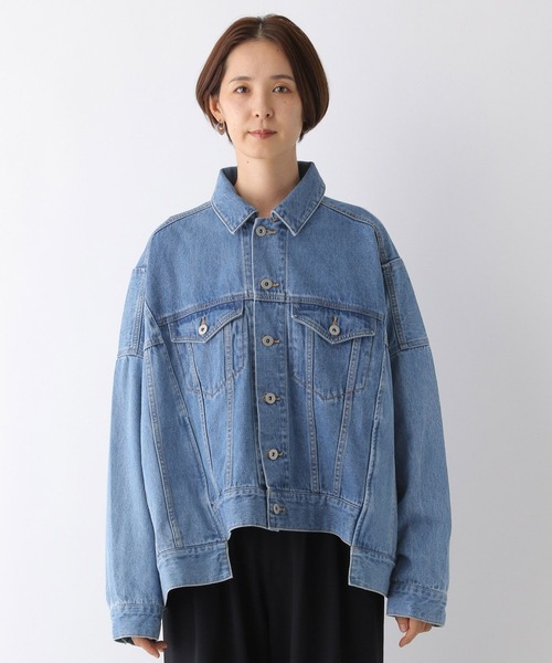 LEPSIM(レプシィム)の「ハギハギデニムジャケット 147365(デニムジャケット・レディース・ライトブルー・FREE)」の8枚目の写真