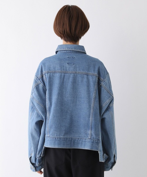 LEPSIM(レプシィム)の「ハギハギデニムジャケット 147365(デニムジャケット・レディース・ライトブルー・FREE)」の10枚目の写真