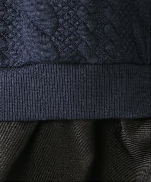 ikka(イッカ)の「フクレジャカード襟裾フリルプルオーバー(120~160cm)(Tシャツ/カットソー・キッズ・ネイビー/ベージュ・120/130/140/150/160)」の9枚目の写真