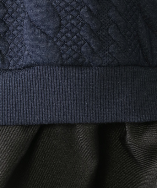 ikka(イッカ)の「フクレジャカード襟裾フリルプルオーバー(120~160cm)(Tシャツ/カットソー・キッズ・ネイビー/ベージュ・120/130/140/150/160)」の17枚目の写真