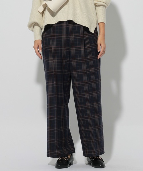 Elura（エルーラ）の「スリムウォームワイドパンツ＜低身長サイズあり＞/133680（その他パンツ・レディース・ライトイエロー/ブラック系その他/ブラック/ベージュ/ネイビー/ライトグレー・FREE(S)/LARGE/MEDIUM/X-LARGE）」の5枚目の写真