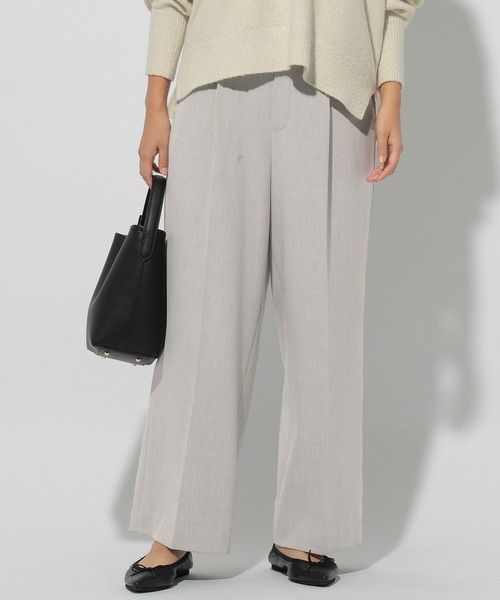 セール】スリムウォームワイドパンツ＜低身長サイズあり＞/133680