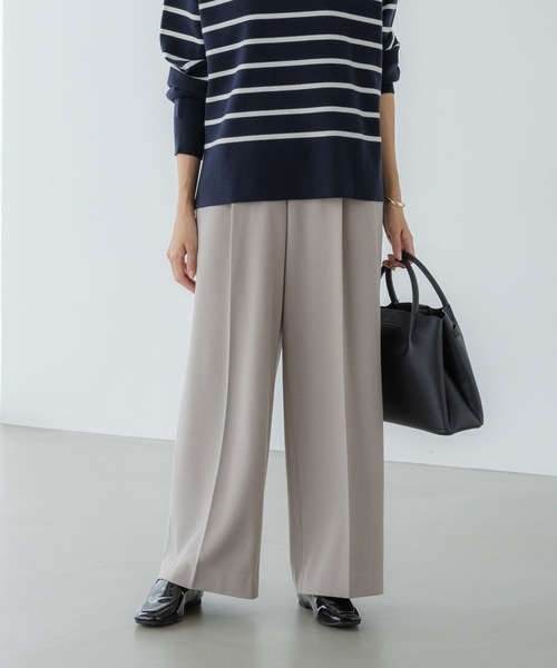 Elura（エルーラ）の「スリムウォームワイドパンツ＜低身長サイズあり＞/133680（その他パンツ・レディース・ライトイエロー/ブラック系その他/ブラック/ベージュ/ネイビー/ライトグレー・FREE(S)/LARGE/MEDIUM/X-LARGE）」の16枚目の写真