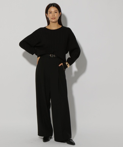 セール】スリムウォームワイドパンツ＜低身長サイズあり＞/133680