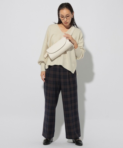 セール】スリムウォームワイドパンツ＜低身長サイズあり＞/133680