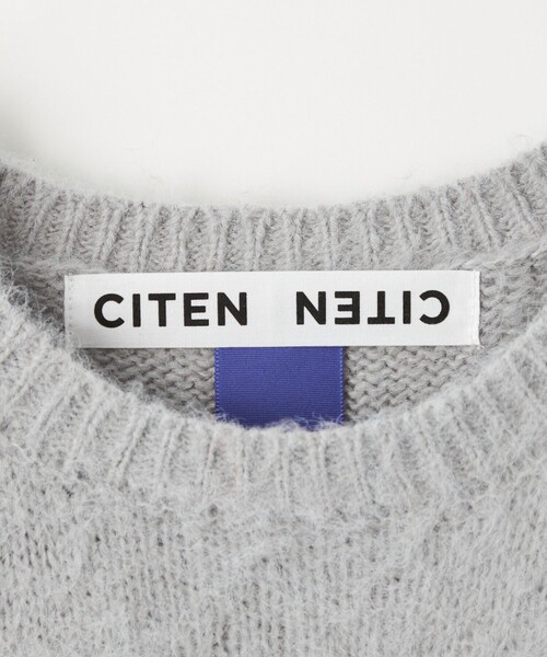 CITEN（シテン）の「＜CITEN＞ シャギーニット（ニット/セーター・レディース・ライトグレー/コバルトブルー/オレンジ/ダークグレー・FREE）」の13枚目の写真