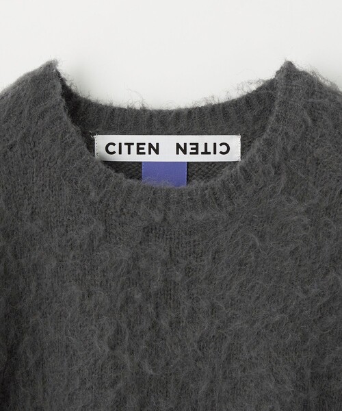 CITEN（シテン）の「＜CITEN＞ シャギーニット（ニット/セーター・レディース・ライトグレー/コバルトブルー/オレンジ/ダークグレー・FREE）」の16枚目の写真