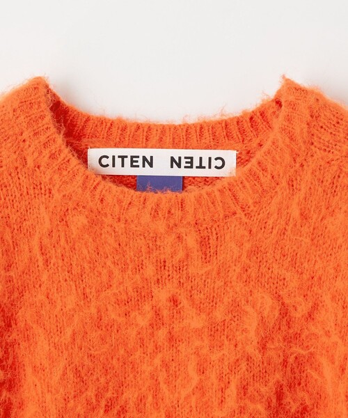 CITEN（シテン）の「＜CITEN＞ シャギーニット（ニット/セーター・レディース・ライトグレー/コバルトブルー/オレンジ/ダークグレー・FREE）」の20枚目の写真