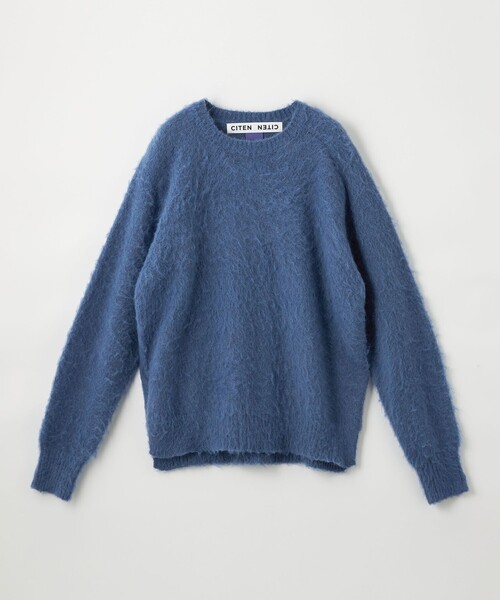 CITEN（シテン）の「＜CITEN＞ シャギーニット（ニット/セーター・レディース・ライトグレー/コバルトブルー/オレンジ/ダークグレー・FREE）」の22枚目の写真
