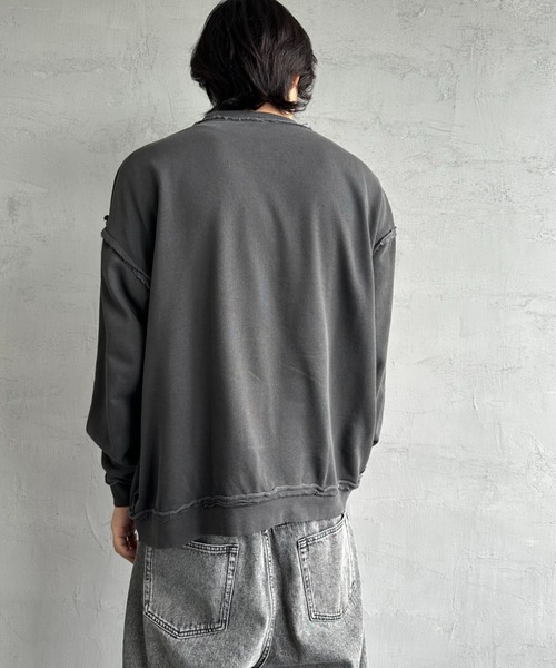 【セール】[ONEITA/オニータ] 別注 インサイドアウト クルーネック フェードスウェット（スウェット）｜JEANS FACTORY （ジーンズファクトリー）